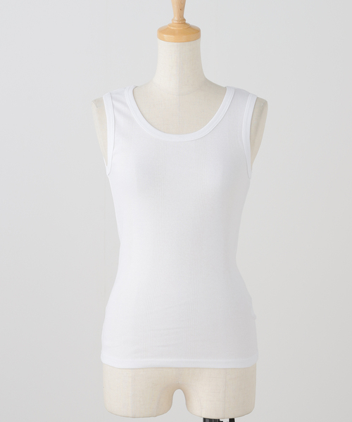 MILLER（ミラー）の「《追加2》Miller/ミラー パネルリブタンクトップ（タンクトップ・レディース・ホワイト/ピンク/イエロー/ブラック/ブラック系その他/ブルー・FREE）」の15枚目の写真