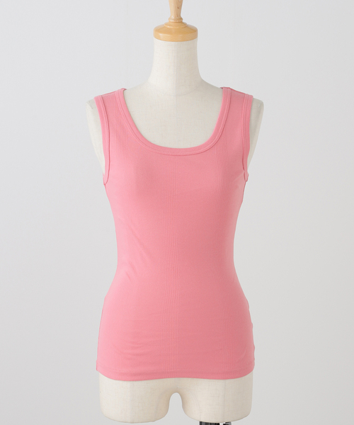 MILLER（ミラー）の「《追加2》Miller/ミラー パネルリブタンクトップ（タンクトップ・レディース・ホワイト/ピンク/イエロー/ブラック/ブラック系その他/ブルー・FREE）」の13枚目の写真