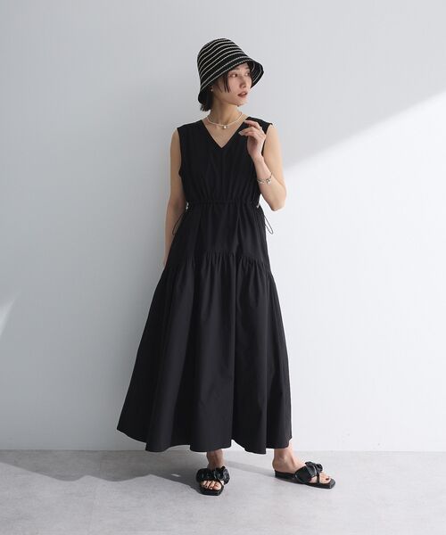 ELENCARE DUE（エレンカーレデュエ）の「・ELENCARE DUE ドロストティアードワンピ（ワンピース・レディース・オフホワイト/ダークベージュ/ブラック・FREE）」の14枚目の写真