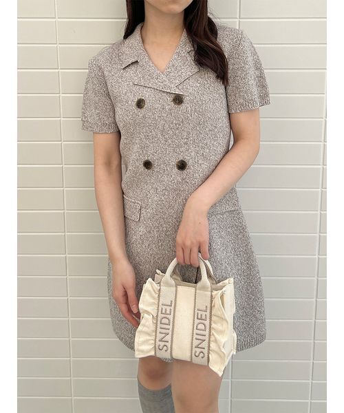 【正規品】SNIDEL フリルロゴミニバッグ フリルロゴミニバッグ(ハンドバッグ)｜バッグ｜SNIDEL