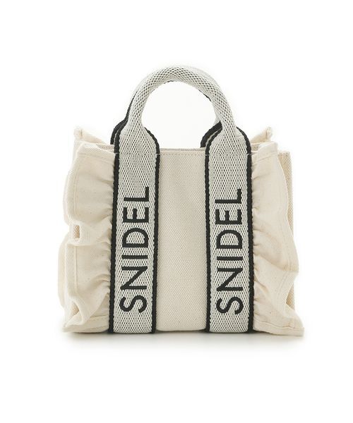2025SS♡SNIDEL フリルロゴバッグ 完売美品 セール】フリルロゴバッグ（ショルダーバッグ）｜SNIDEL