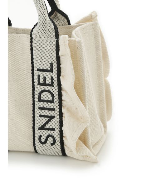 SNIDEL スナイデル フリルロゴミニバッグ セール】フリルロゴミニバッグ（ショルダーバッグ）｜SNIDEL