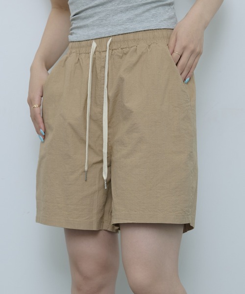 SEN TOKYO（セントーキョー）の「カラーショートパンツ（その他パンツ・レディース・ダークグリーン/ブラック/ホワイト/レッド/ベージュ/パープル/イエロー・FREE）」の3枚目の写真