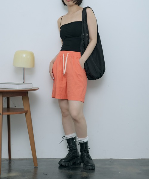 SEN TOKYO（セントーキョー）の「カラーショートパンツ（その他パンツ・レディース・ダークグリーン/ブラック/ホワイト/レッド/ベージュ/パープル/イエロー・FREE）」の12枚目の写真