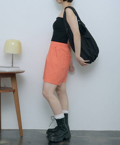 SEN TOKYO（セントーキョー）の「カラーショートパンツ（その他パンツ・レディース・ダークグリーン/ブラック/ホワイト/レッド/ベージュ/パープル/イエロー・FREE）」の13枚目の写真