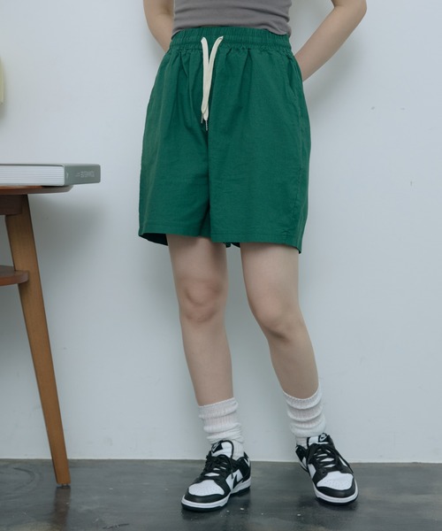 SEN TOKYO（セントーキョー）の「カラーショートパンツ（その他パンツ・レディース・ダークグリーン/ブラック/ホワイト/レッド/ベージュ/パープル/イエロー・FREE）」の19枚目の写真