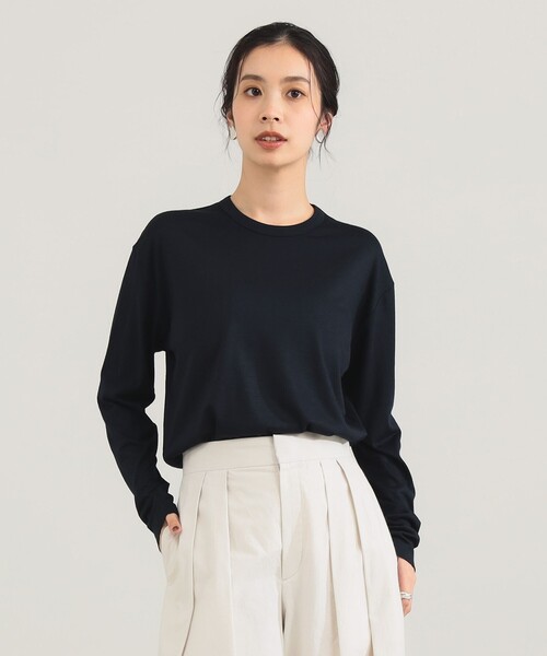 セール】【1/9値下げ】【別注】SLOANE / ウール クルーネック ロング