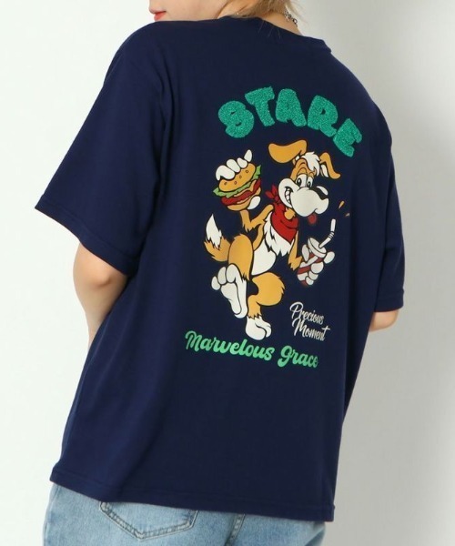 ターコイズブルー☆アメコミシャツ Tシャツ・ターコイズブルー：アラヤマパーク：アラヤマヒロフミ