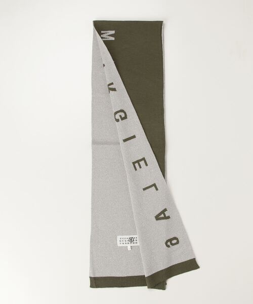 大人もOK！ MM6 Maison Margiela ロゴ マフラー