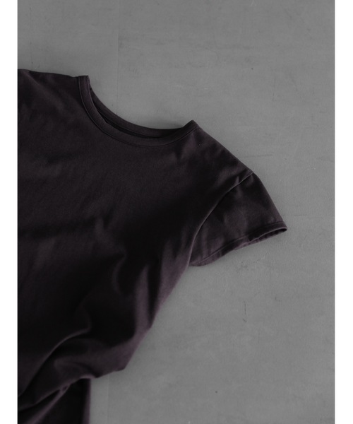 Katrin TOKYO(カトリーントーキョー)の「【JAPAN MADE】minimal tee(Tシャツ/カットソー・レディース・ブルー系/プラム/ホワイト・FREE/XS)」の5枚目の写真