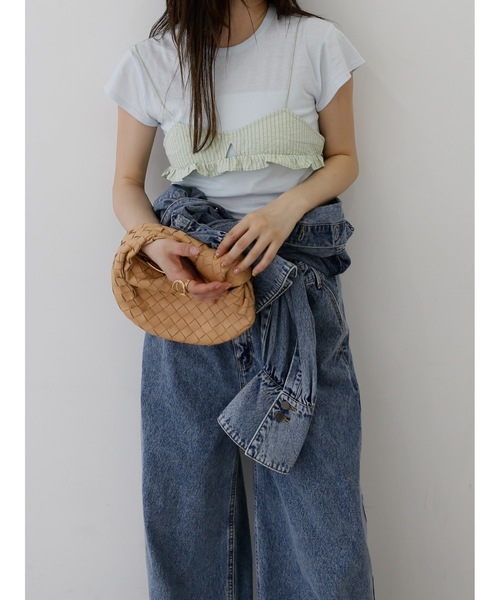 Katrin TOKYO(カトリーントーキョー)の「【JAPAN MADE】minimal tee(Tシャツ/カットソー・レディース・ブルー系/プラム/ホワイト・FREE/XS)」の21枚目の写真