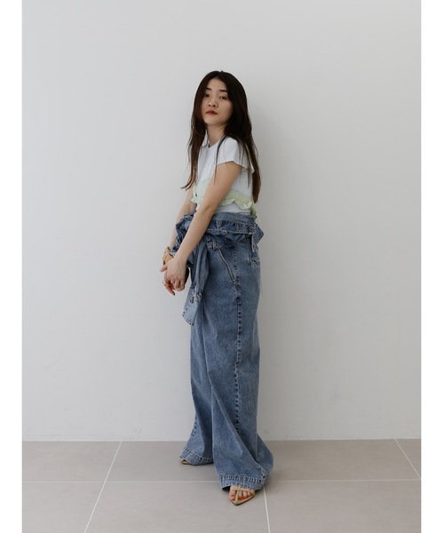Katrin TOKYO(カトリーントーキョー)の「【JAPAN MADE】minimal tee(Tシャツ/カットソー・レディース・ブルー系/プラム/ホワイト・FREE/XS)」の18枚目の写真