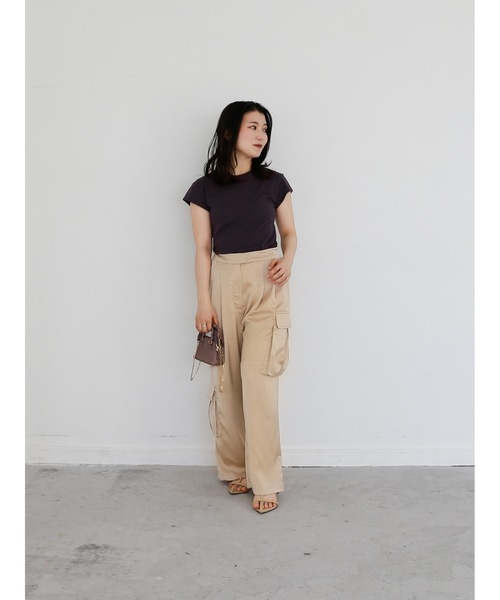 Katrin TOKYO(カトリーントーキョー)の「【JAPAN MADE】minimal tee(Tシャツ/カットソー・レディース・ブルー系/プラム/ホワイト・FREE/XS)」の13枚目の写真