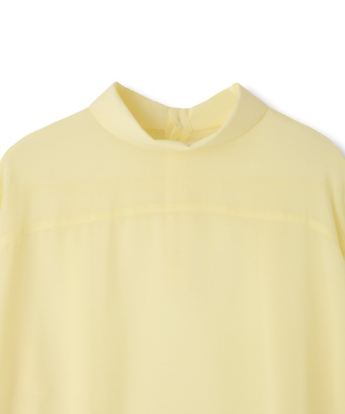 ketty(ケティ)の「ロールネックシアーシャツブラウス≪手洗い可能≫(シャツ/ブラウス・レディース・イエロー/ブルー/オフホワイト・M)」の17枚目の写真