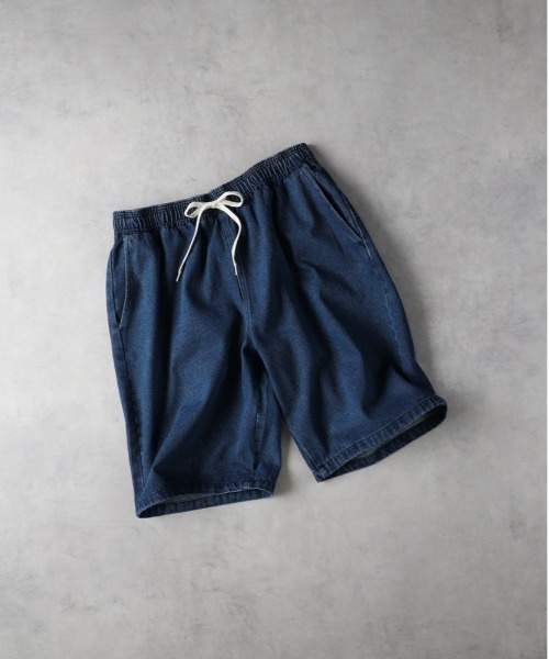 BACK NUMBER（バックナンバー）の「【BACK NUMBER】デニムイージーショーツ（その他パンツ・メンズ・ダークインディゴブルー/その他1/ブラック・M/L/XL）」の2枚目の写真
