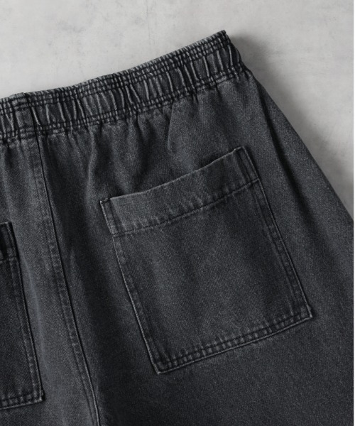 BACK NUMBER（バックナンバー）の「【BACK NUMBER】デニムイージーショーツ（その他パンツ・メンズ・ダークインディゴブルー/その他1/ブラック・M/L/XL）」の9枚目の写真