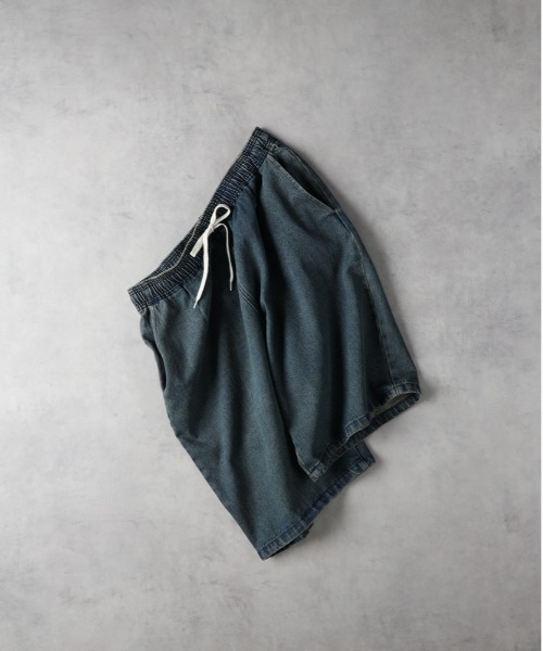 BACK NUMBER（バックナンバー）の「【BACK NUMBER】デニムイージーショーツ（その他パンツ・メンズ・ダークインディゴブルー/その他1/ブラック・M/L/XL）」の13枚目の写真