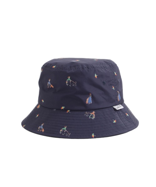 Arnold Palmer（アーノルドパーマー）の「アート総柄 シェア バケットハット（ハット・レディース・ブラック/ベージュ/ネイビー・F）」の3枚目の写真