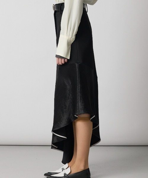 新品 CINOH チノ MAXI WRAP SKIRT CINOH/チノ 】KNIT MAXI SKIRT（ロング・マキシ丈スカート