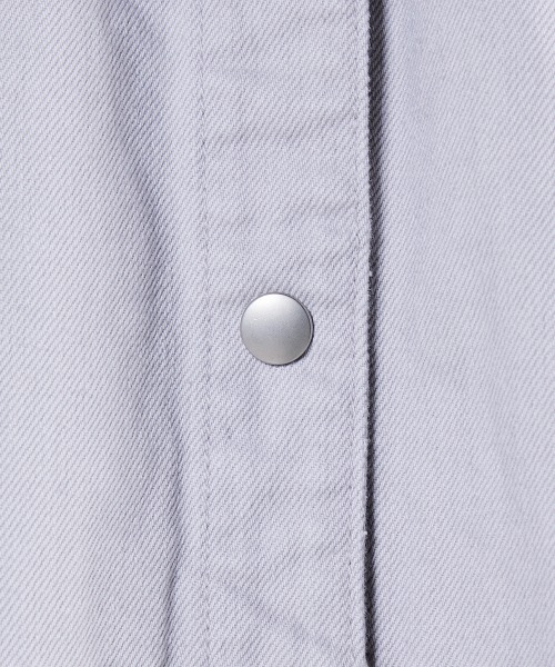 DOUBLE STANDARD CLOTHING（ダブルスタンダードクロージング）の「12ozノースリーブデニムジャケット（ベスト・レディース・ライトグレー・FREE）」の10枚目の写真