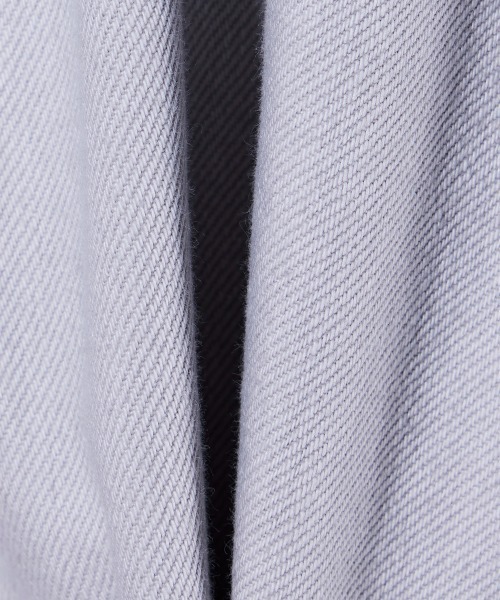 DOUBLE STANDARD CLOTHING（ダブルスタンダードクロージング）の「12ozノースリーブデニムジャケット（ベスト・レディース・ライトグレー・FREE）」の7枚目の写真