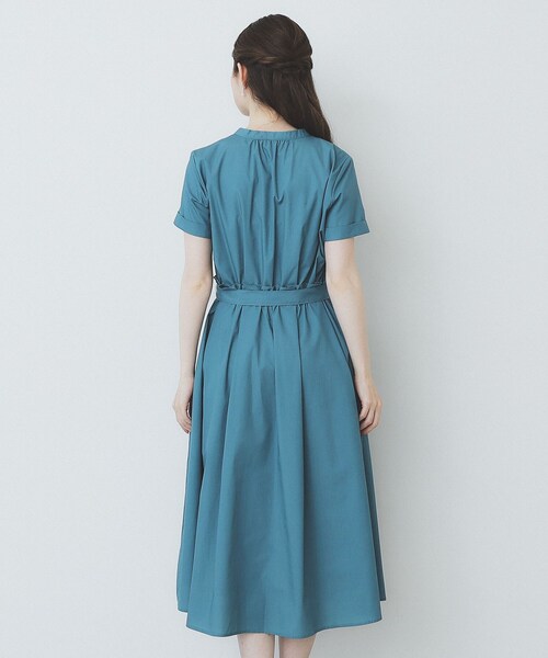 セール】《andGIRL掲載》タックフレアワンピース【洗濯機洗い可