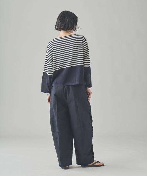 Curensology（カレンソロジー）の「Curensology(カレンソロジー)/ジャガードバルーンパンツ（その他パンツ・レディース・ホワイト/ブラック・FREE）」の9枚目の写真