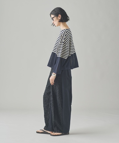 Curensology（カレンソロジー）の「Curensology(カレンソロジー)/ジャガードバルーンパンツ（その他パンツ・レディース・ホワイト/ブラック・FREE）」の8枚目の写真