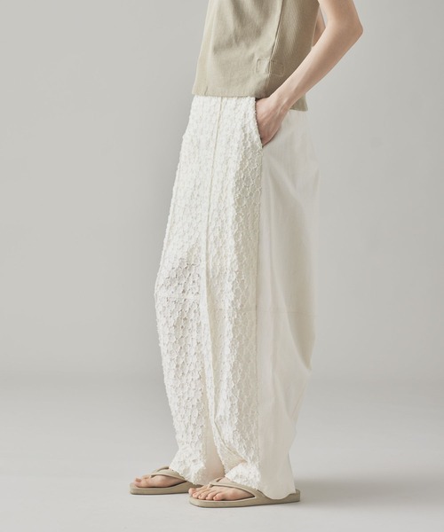 Curensology（カレンソロジー）の「Curensology(カレンソロジー)/ジャガードバルーンパンツ（その他パンツ・レディース・ホワイト/ブラック・FREE）」の14枚目の写真