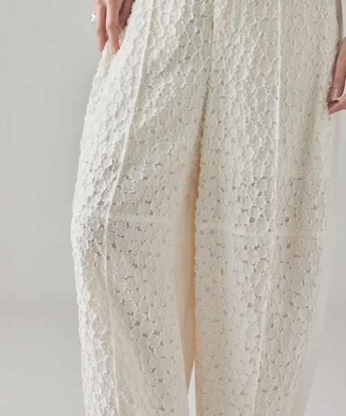 Curensology（カレンソロジー）の「Curensology(カレンソロジー)/ジャガードバルーンパンツ（その他パンツ・レディース・ホワイト/ブラック・FREE）」の22枚目の写真