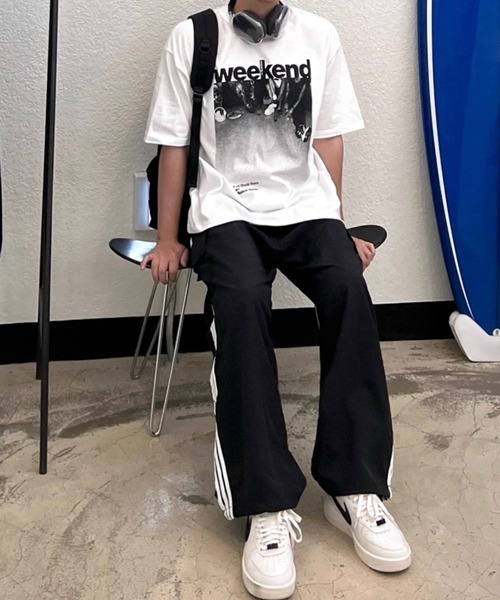 NOWLE(ノウル)の「【NOWLE】モノクロフォト プリント 半袖 Tシャツ(Tシャツ/カットソー・メンズ・ホワイト・MEDIUM/LARGE/X-LARGE)」の17枚目の写真