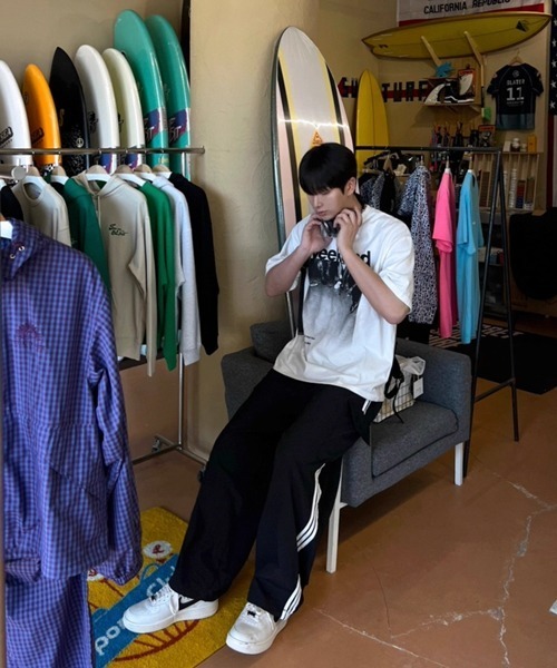 NOWLE(ノウル)の「【NOWLE】モノクロフォト プリント 半袖 Tシャツ(Tシャツ/カットソー・メンズ・ホワイト・MEDIUM/LARGE/X-LARGE)」の15枚目の写真