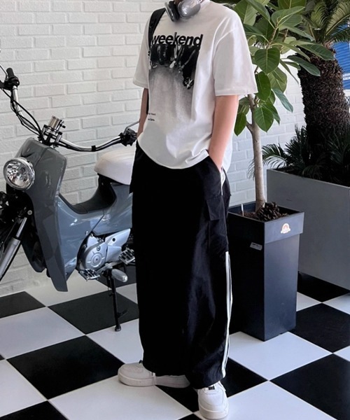 NOWLE(ノウル)の「【NOWLE】モノクロフォト プリント 半袖 Tシャツ(Tシャツ/カットソー・メンズ・ホワイト・MEDIUM/LARGE/X-LARGE)」の12枚目の写真