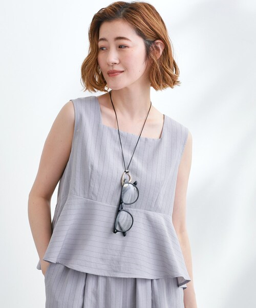 grove(グローブ)の「【ネックホルダー】変形オーバルコードネックレス(ネックレス・レディース・ゴールド/シルバー・00)」の8枚目の写真