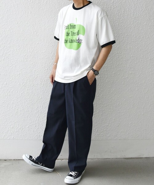 SCREEN STARS(スクリーンスターズ)の「SCREEN STARS: レトロ プリント リンガー Tシャツ◇(Tシャツ/カットソー・メンズ・ブラック/ブルー・MEDIUM/LARGE/X-LARGE)」の4枚目の写真