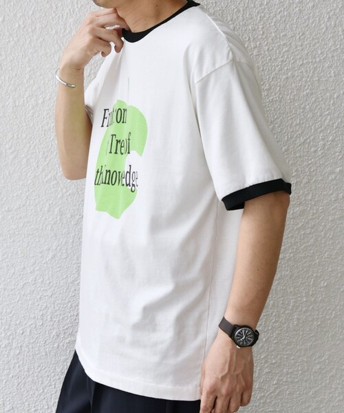SCREEN STARS(スクリーンスターズ)の「SCREEN STARS: レトロ プリント リンガー Tシャツ◇(Tシャツ/カットソー・メンズ・ブラック/ブルー・MEDIUM/LARGE/X-LARGE)」の6枚目の写真