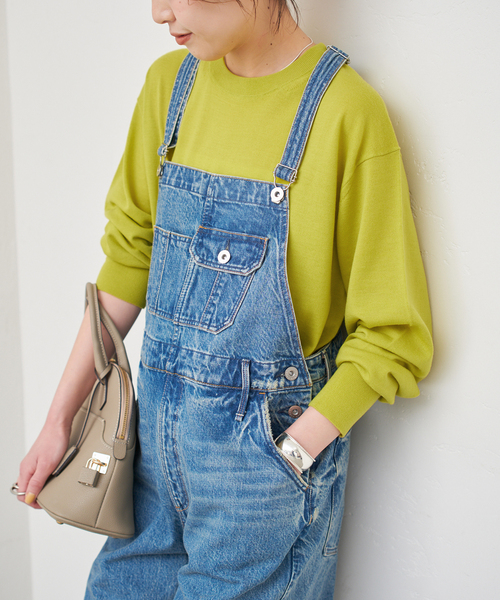 Spick & Span（スピックアンドスパン）の「《手洗い可 / 追加》18G クルーネックプルオーバー（ニット/セーター・レディース・ブラック/イエロー系その他/ブラウン/レッド/チャコールグレー・FREE）」の4枚目の写真