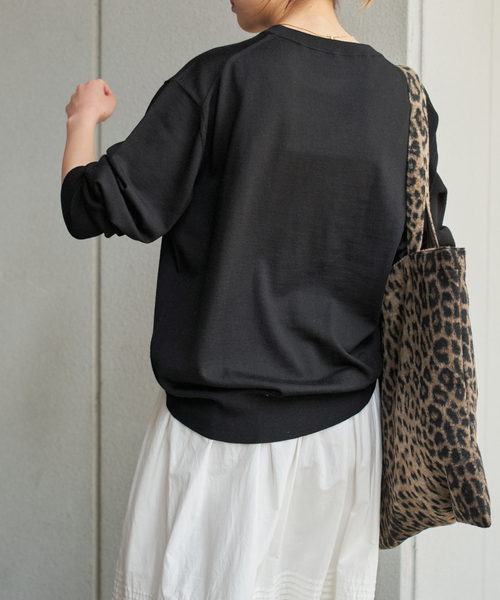 手洗い可 / 追加》18G クルーネックプルオーバー（ニット/セーター