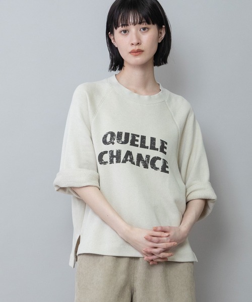 Munich（ミューニック）の「ルーズ裏毛ロゴプリントプルオーバー（スウェット・レディース・モカ/ダークベージュ/ベージュ・FREE）」の2枚目の写真