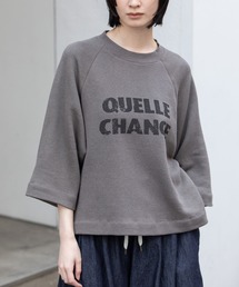 Munich | ルーズ裏毛ロゴプリントプルオーバー(スウェット)