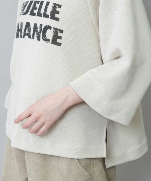 Munich（ミューニック）の「ルーズ裏毛ロゴプリントプルオーバー（スウェット・レディース・モカ/ダークベージュ/ベージュ・FREE）」の8枚目の写真