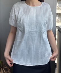 Geeong（ジーオン）の「【ZOZO限定】ボリューム プリーツ ブラウス シワ加工（シャツ/ブラウス）」