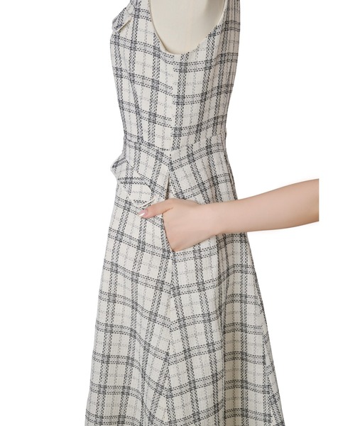 Faubourg Tweed Dress（ワンピース）｜Her lip to（ハーリップ
