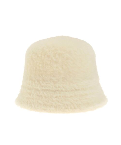 LAGUNAMOON(ラグナムーン)の「ファーライクバケットハット(ハット・レディース・アイボリー/ブラック・FREE)」の9枚目の写真