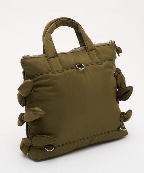 Casselini（キャセリーニ）の「【Casselini】2WAYリボンヘルメットバッグ リュック 252-110516（ショルダーバッグ・レディース・ブラック/カーキ・FREE）」の13枚目の写真