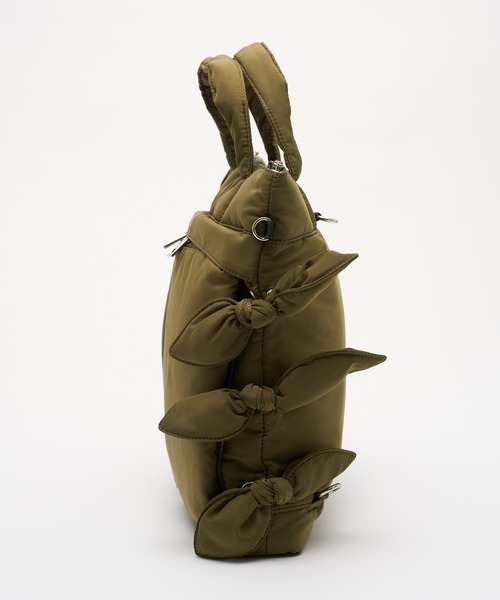 Casselini（キャセリーニ）の「【Casselini】2WAYリボンヘルメットバッグ リュック 252-110516（ショルダーバッグ・レディース・ブラック/カーキ・FREE）」の14枚目の写真