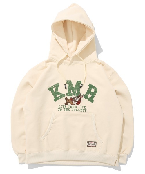 KRIFF MAYER Lady's Collection(クリフメイヤーレディースコレクション)の「裏起毛パーカー(クリフラビット)(パーカー・レディース・ナチュラル/パープル/ベージュ/チャコール/カラフル・LARGE/MEDIUM)」の19枚目の写真