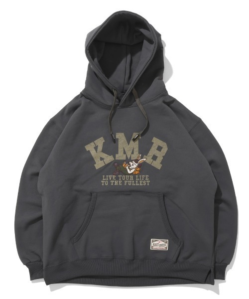 KRIFF MAYER Lady's Collection(クリフメイヤーレディースコレクション)の「裏起毛パーカー(クリフラビット)(パーカー・レディース・ナチュラル/パープル/ベージュ/チャコール/カラフル・LARGE/MEDIUM)」の21枚目の写真