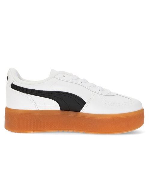 PUMA(プーマ)の「PUMA WMNS PALERMO ELEVATA LTH 400461-02(スニーカー・レディース・ホワイト・24.5cm/23.5cm/24cm)」の2枚目の写真