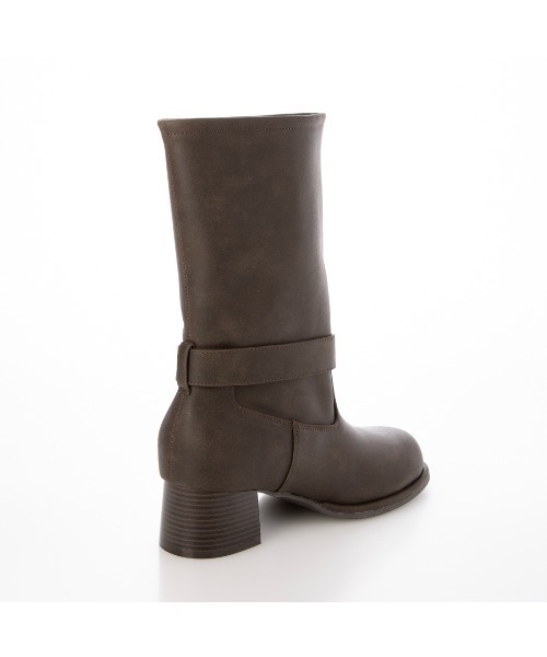 セール】【S-LLサイズ展開・ふかふか】ミドルエンジニアブーツ IZ5879